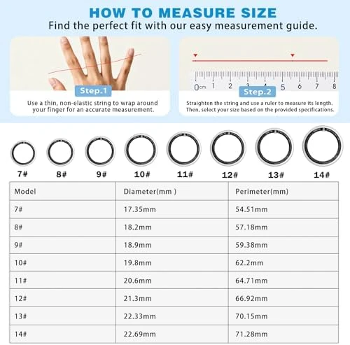 Health and Fitness Tracker Ring — Smart Ring, S SECRETTOP