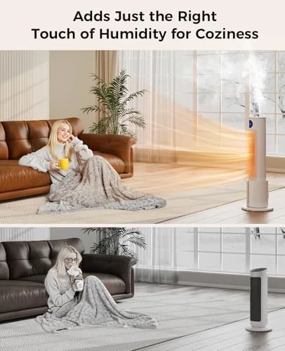 Portable Tower Heater with Humidifier — Humidifier, OYLUS