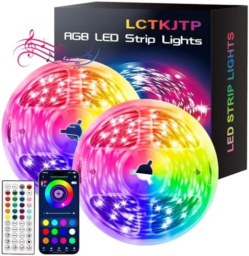 RGB Music Sync Color Changing LED Strip Lights — LED Strip Lights, LCTKJTP