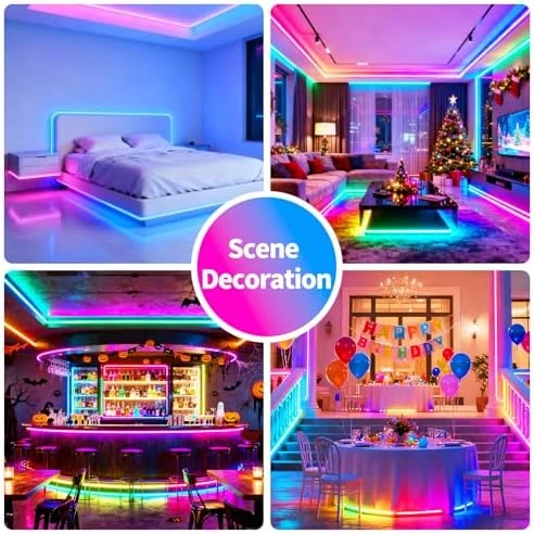 RGB Music Sync Color Changing LED Strip Lights — LED Strip Lights, LCTKJTP