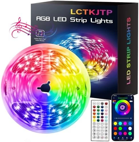 RGB Music Sync Color Changing LED Strip Lights — LED Strip Lights, LCTKJTP
