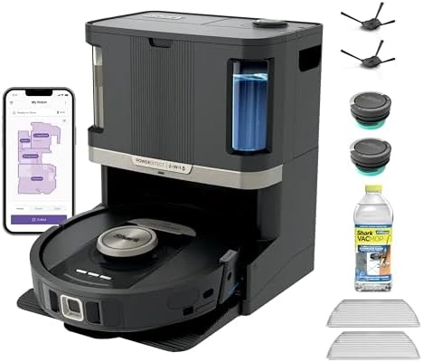 Robot Vacuum and Mop Combo — Robot Vacuum, Shark