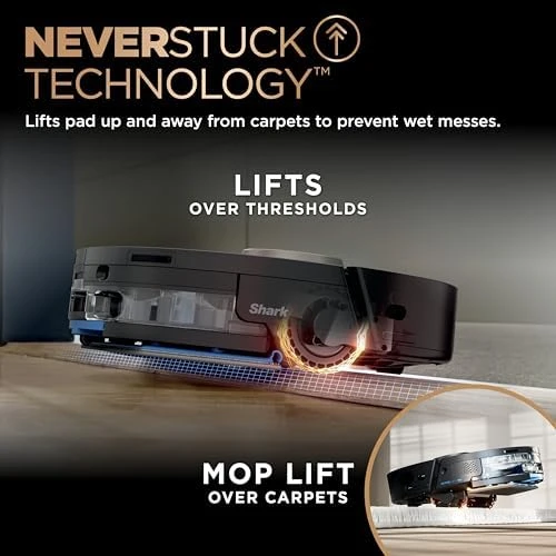 Robot Vacuum and Mop Combo — Robot Vacuum, Shark