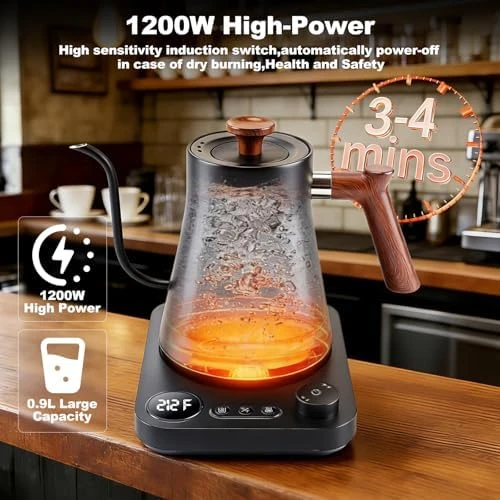 Smart Digital Electric Kettle with Variable Temperature Control — Electric Kettle, NNAKLLI