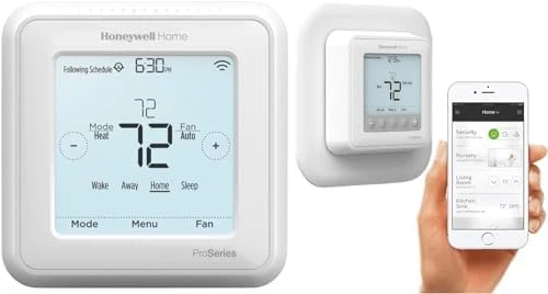 Smart Thermostat programmable with up to 3 Heat/2 Cool Heat Pump or 2 Heat/2 Cool Conventional — Smart Thermostat, Honeywell