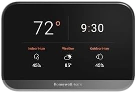 Smart Thermostat with Advanced Occupancy Sensing, Humidity Monitoring, and Customizable Touchscreen Display — Smart Thermostat, Honeywell Home