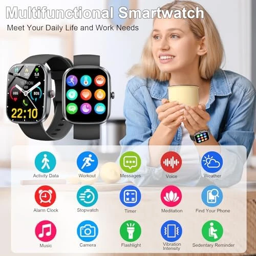 Smart Watch with Call Function, Fitness Tracker — Fitness Tracker, Matast