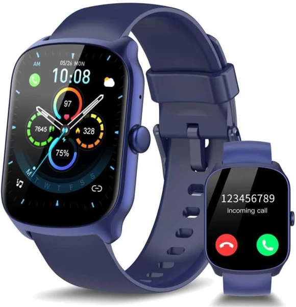 Smart Watch with Curved Screen, Fitness Tracker, Heart Rate Monitor — Fitness Tracker, STECEi