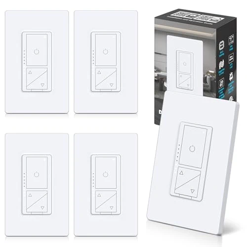 Super Slim Digital LED Dimmer Switch with Air Gap Power Cut Off — Smart Switch, BESTTEN