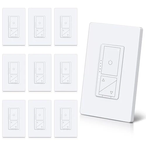 Super Slim Digital LED Dimmer Switch with Air Gap Power Cut Off — Smart Switch, BESTTEN