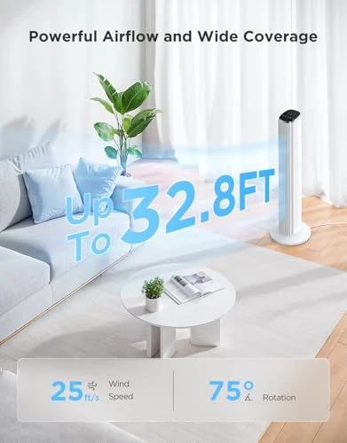 White Tower Fan — Smart Fan, GoveeLife