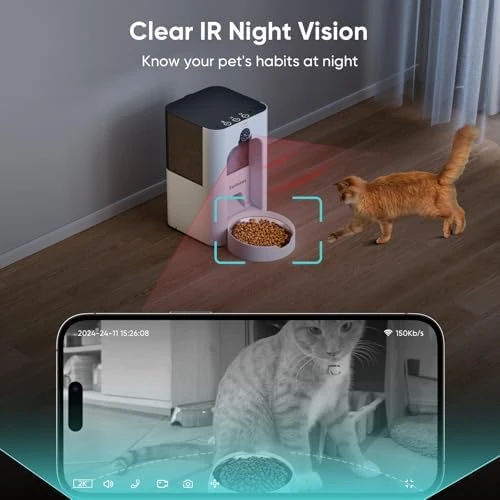 Automatic Pet Feeder with Camera and Laser Teaser — Automatic Pet Feeder, Volmees