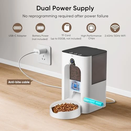 Automatic Pet Feeder with Camera and Laser Teaser — Automatic Pet Feeder, Volmees