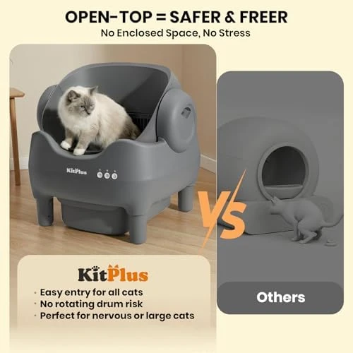 Automatic Self Cleaning Cat Litter Box — Self-Cleaning Litter Box, KITPLUS