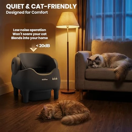 Automatic Self Cleaning Cat Litter Box — Self-Cleaning Litter Box, KITPLUS