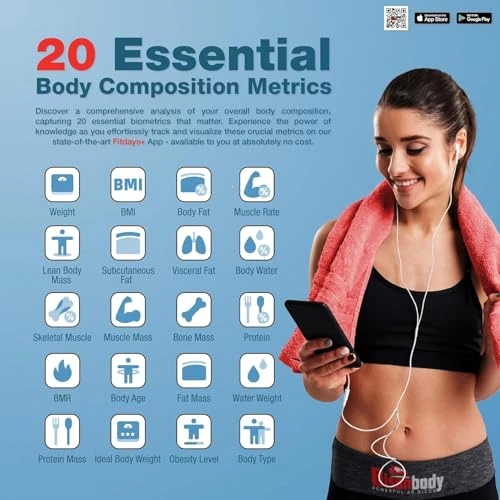 Body Composition Scale and Food Scale Combo — Smart Scale, Bisonbody