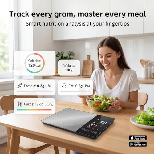 Dual Display Smart Food Scale with Nutritional Calculator — Smart Scale, WARMKEY