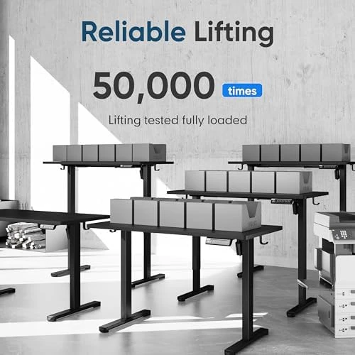 Electric Height Adjustable Standing Desk — Standing Desk, Monomi