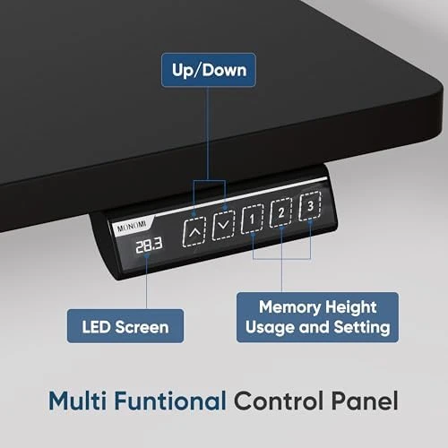 Electric Height Adjustable Standing Desk — Standing Desk, Monomi