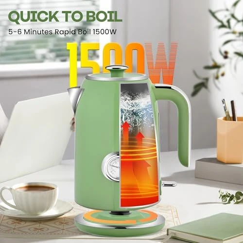 Electric Kettle with Temperature Gauge — Electric Kettle, Pukomc