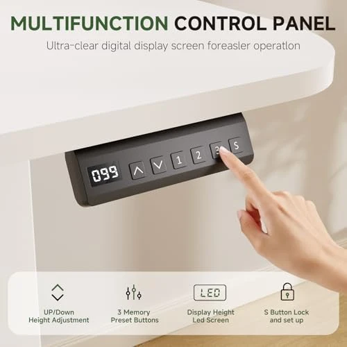 Electric Standing Desk with Drawers — Standing Desk, GTPLAYER