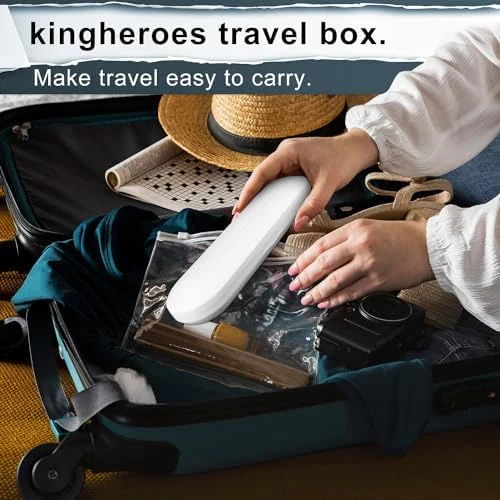 Electric Toothbrush Set with 8 Brush Heads and Travel Case — Electric Toothbrush, kingheroes