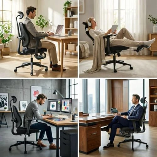 Ergonomic Office Chair with Dynamic Split-Back Design — Smart Chairs, RIEIOR