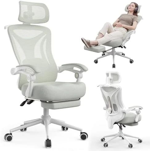 Ergonomic Office Chair with Footrest — Smart Chairs, CYKOV