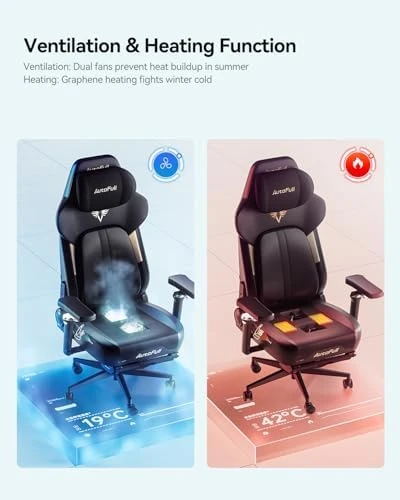 Gaming Chair with Climate Control Massage — Smart Chairs, AutoFull
