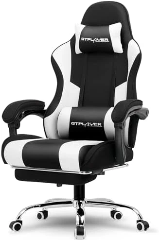 Gaming Chair with Footrest and Lumbar Support — Smart Chairs, GTPLAYER
