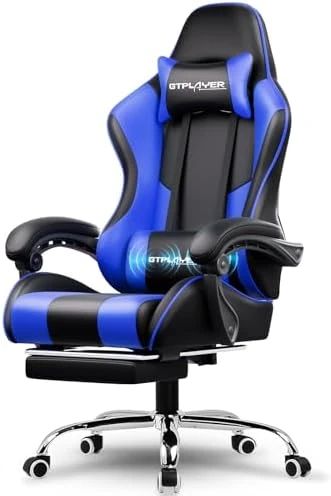 Gaming Chair with Footrest and Lumbar Support — Smart Chairs, GTPLAYER