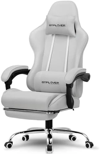 Gaming Chair with Footrest and Lumbar Support — Smart Chairs, GTPLAYER