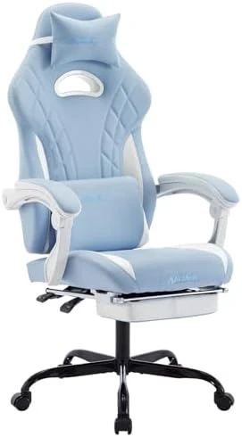 Gaming Chair with Footrest and Massage Lumbar Support — Smart Chairs, NIONIK
