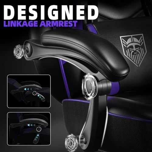 Gaming Chair with Footrest and Massage — Smart Chairs, Vonesse