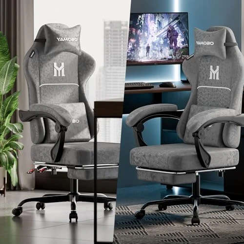 Gaming Chair with Footrest — Smart Chairs, YAMOBO