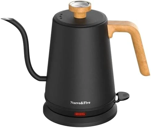 Gooseneck Electric Kettle with Thermometer — Electric Kettle, Nueve&Five