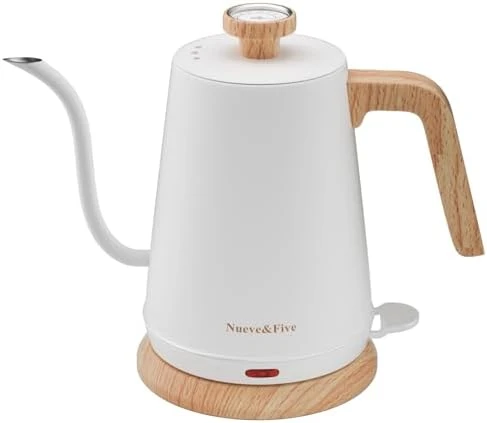Gooseneck Electric Kettle with Thermometer — Electric Kettle, Nueve&Five