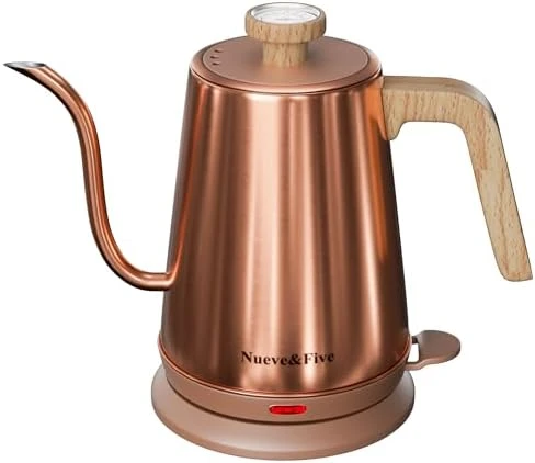 Gooseneck Electric Kettle with Thermometer — Electric Kettle, Nueve&Five
