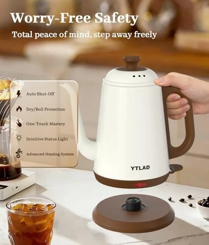 Gooseneck Electric Kettle — Electric Kettle, YTLAD