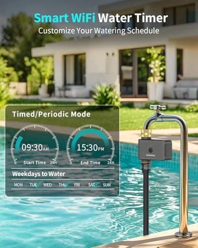 Hose Timer with Brass Inlet — Irrigation System, Insoma