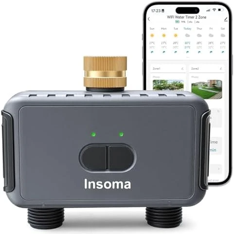 Hose Timer with Brass Inlet — Irrigation System, Insoma