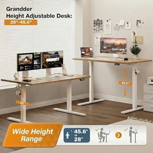 Large Electric Standing Desk — Standing Desk, Grandder