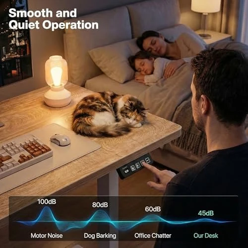 Large Electric Standing Desk — Standing Desk, Grandder