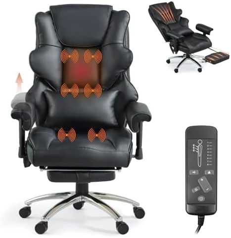 Massage Office Chair with Foot Rest — Smart Chairs, Mvpipi