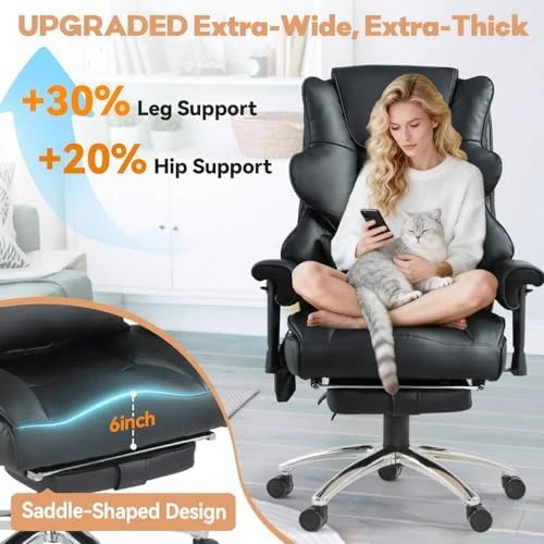 Massage Office Chair with Foot Rest — Smart Chairs, Mvpipi