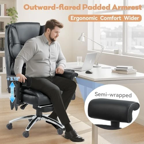 Massage Office Chair with Foot Rest — Smart Chairs, Mvpipi