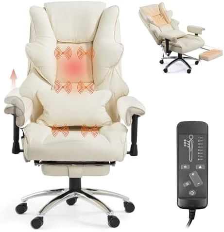 Massage Office Chair with Foot Rest — Smart Chairs, Mvpipi