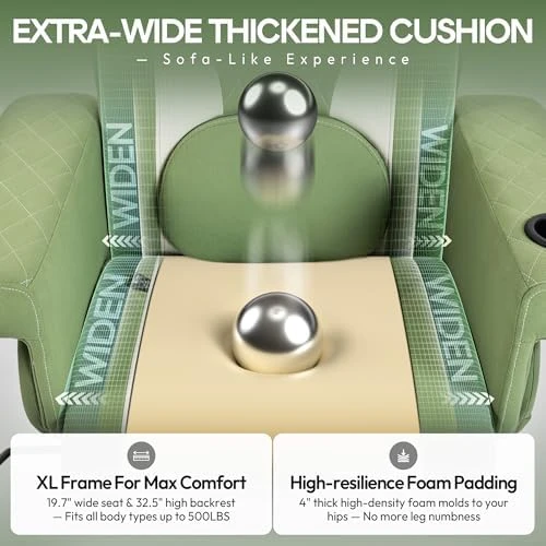 Racing Style Gaming Recliner Chair with Massage Lumbar Support, Footrest, Cup Holder, Side Pouch, High Back Ergonomic... — Smart Chairs, Dowinx