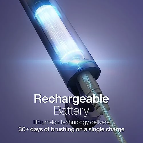 Rechargeable Toothbrush with Magnetic Holder and Travel Case — Electric Toothbrush, AquaSonic