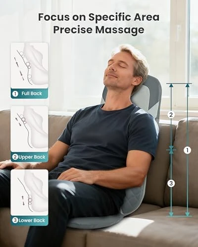 Shiatsu Back Massager with Heat — Massage Chairs, Snailax